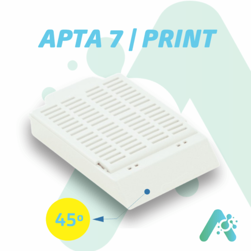 apta7 print cassete ab tras, 45°, tampa e base, 1000und